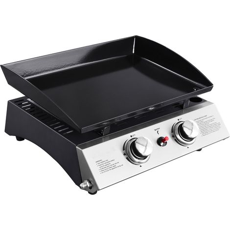 Plancha de gas MALA 2 quemadores 5kW