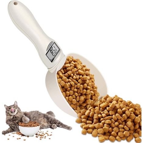 Solidchoice,Báscula de cocina digital,Negra,Cuchara desmontable,Apta para comida de perro (1/5)