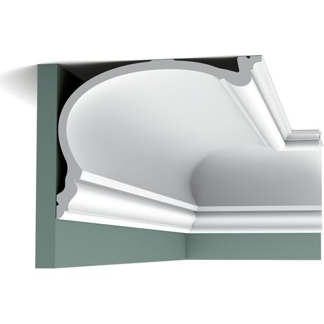 Cornisa grande estilo señorial - Orac Decor - L200xP25xH19cm - C343 (1/5)