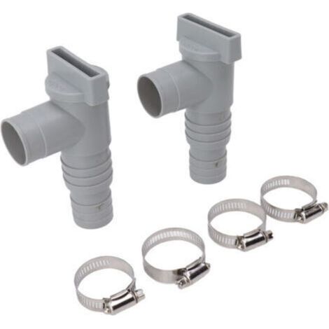 PVC Swimming Pool Shut-off Valve, Simple Installation, Replacement Dip Valves for 32mm Hose Connected to Swimming Pool, (1/4)
