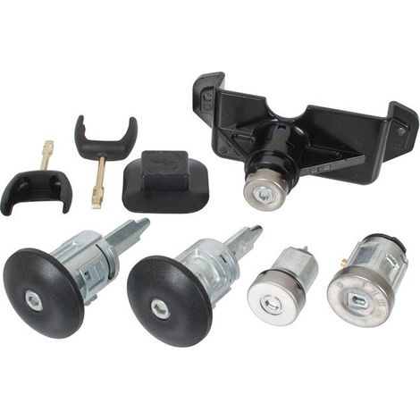 Ford Transit 2006 - set di inserti per serratura porta 2x + accensione + cofano + tappo serbatoio 5 pz. KPL (1/2)