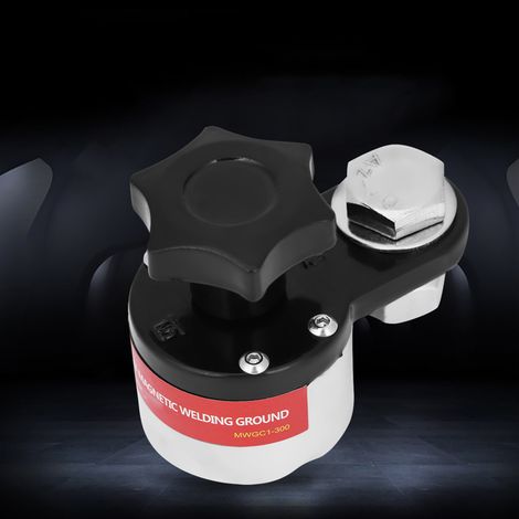 Pince de mise à la terre magnétique 300 A pour soudage industriel, connecteur magnétique de mise à la terre, machine à souder. (1/5)