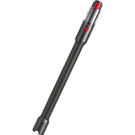 Tube d'extension avec brosse intégrée pour dépoussiérage des recoins, compatible avec les tubes, tiges et bras d'aspirateur à dégagement rapide G5. (1/5)