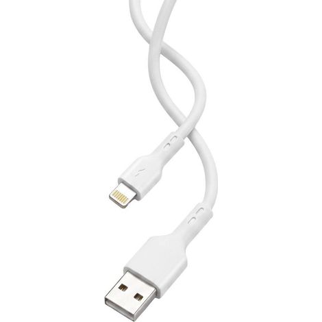 Cable USB A-Lightning 3Ah 150cm Blanco (1/4)