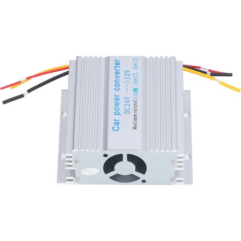 Réducteur de Tension 24V vers 12V 180W 15A - Convertisseur DC pour Camion et Véhicule (1/5)