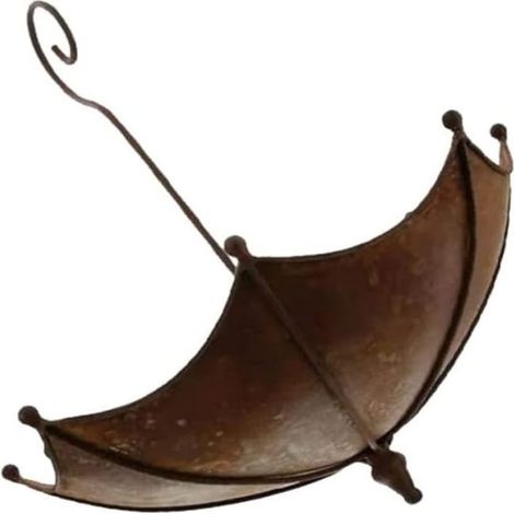 Regenschirmförmiger Vogelfutterspender, Hängefutterspender, hängende Samenschale (1/5)