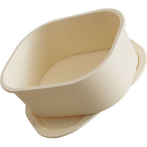 Boîte de rangement pour sous-vêtements grande capacité, bords hauts, robuste et durable, en PP, sans compartiments, idéale pour la chambre familiale ou la penderie. (1/5)