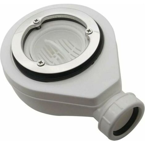 Bonde horizontale sans capot Ø90 DONA pour receveurs de douche, Ensoleillé (1/4)