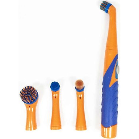 Brosse de nettoyage électrique Reveal Power Scrubber avec 4 têtes de brosse pour baignoire et salle de bain (1/5)