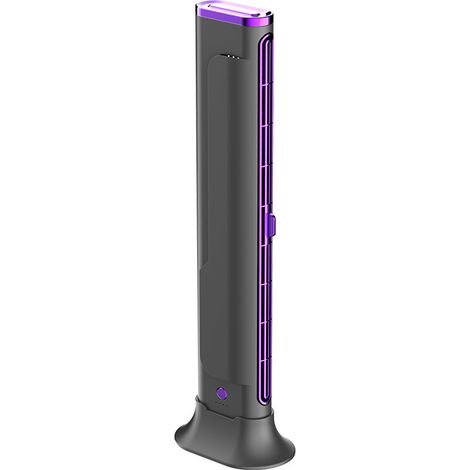 Ventilateur Climatisé Sans Pales, Tour Rafraîchisseur d'Air 2 en 1 Suspendu ou sur Pied, Refroidisseur Évaporatif Silencieux pour Maison et Bureau