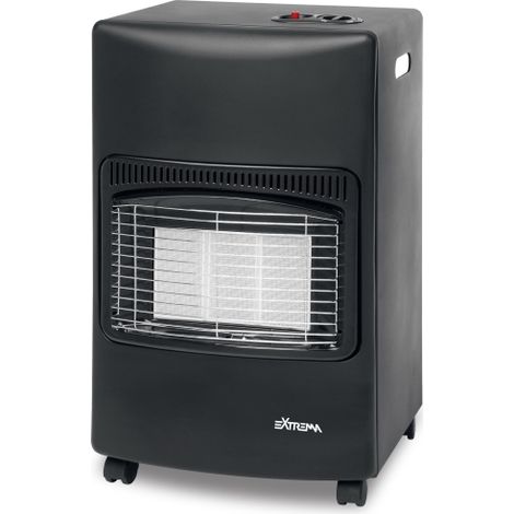 Le chauffage au gaz infrarouge noir Teporus 4200W avec allumage pie'zoe'lectrique chauffe jusqu'a' 54/216 m