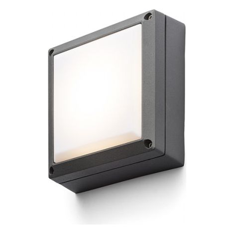 Lampada plafoniera applique DELTA 145 applique / plafoniera grigio antracite  230V GX53 9W IP54
