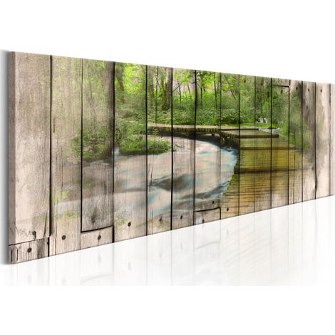 Tableau Imprimé "The River of Memories" 50 x 150 cm (1/2)