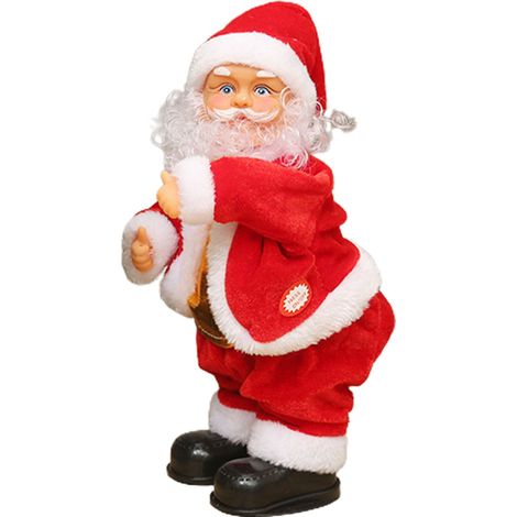 Elektrisch singende und tanzende Weihnachtsmannfiguren, Xmax-Puppe, Weihnachtsdekoration für den Innenbereich (Typ 3) (1/5)