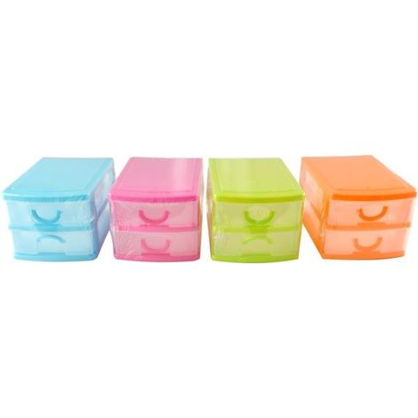 MINICASSETTIERA MULTIUSO13 X 9 X 7CM IN COLORE ASSORTITO