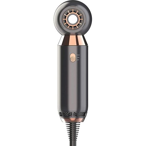 Sèche-cheveux ionique professionnel 800 W, compact et silencieux pour voyage, deux températures pour femme et homme
