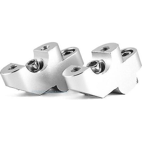 Für Honda NC750, NC 750 XS, NC750X, 750X (2016-2023): Lenkererhöhungen, Adapter, Lenkerhalterungen, Adapter, CB500X, CB500F, CB300F (silber, ohne Logo).