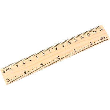 Règles en bois, droites de 15/20/30 cm, outil mesure, à dessin (1/5)