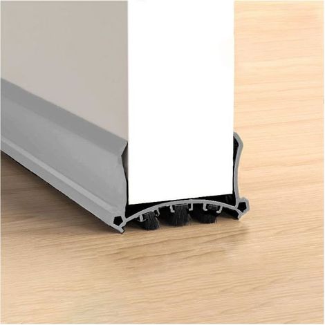 Protector de puerta - AIMOONSA - 96 cm - Gris - Fieltro - Para puertas de 3,5–5,5 cm (1/5)