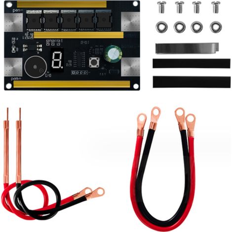 9 vitesses de puissance de sortie réglable, tableau de commande intelligent pour soudeur sopt, machine multifonctionnelle de points de batterie au lithium avec affichage LED pour le soudage d'une feui (1/5)