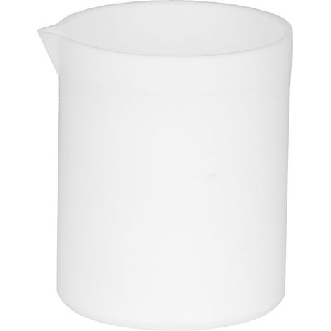 Bécher en PTFE Anti-acide et Base, Haute Lubrification, Non Adhésif, Blanc, Capacité 250ml (1/5)
