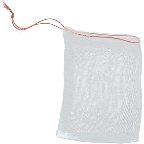 Lot de 100 sacs de protection pour fruits – Filet anti-insectes pour arbres fruitiers – Sacs en maille avec cordon de serrage pour protéger les tomates, les raisins, les mangues (10" x (1/4)