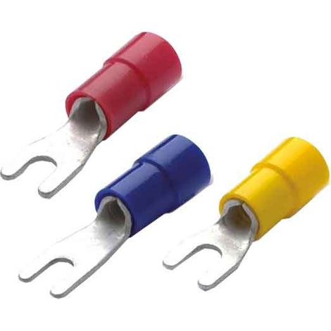 CAPOCORDA PREISOLATO A FORCELLA 2,5 mm, Ø 3 mm - Confezione 20 pezzi