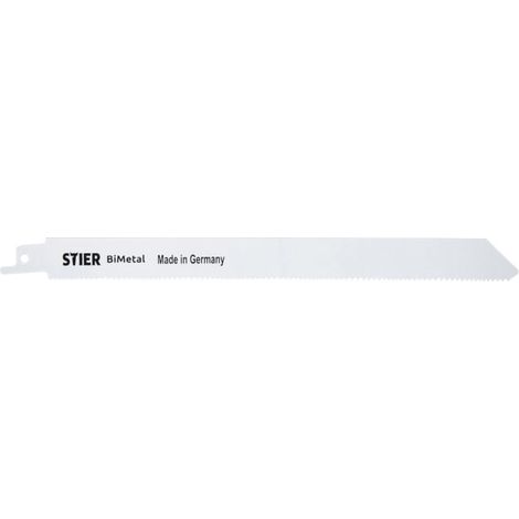 Lame de scie sabre STIER ST210/1,8-2,5/5 BI (bois avec clous restants, palettes) 5 pièces (1/4)