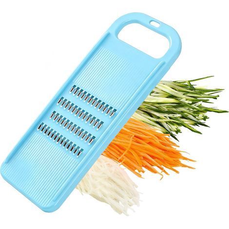 Mandolina para cocina, rallador de zanahorias coreano, cortadores de verduras, cortadora en juliana con mango ergonómico y agujero para colgar, para patatas, zanahorias y pepinos (1/5)
