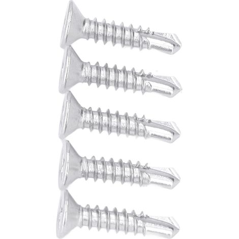 200 vis auto-perceuses tete fraisee cruciforme acier inox 410 longueur 19 mm M4.2-18 (1/5)