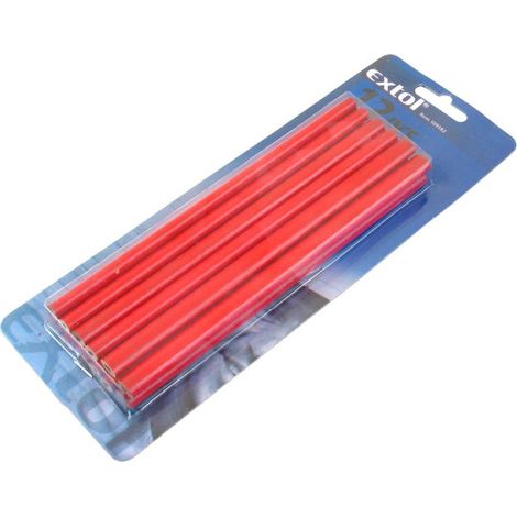 Lápiz de carpintero EXTOL, juego de 12, 180 mm 109182