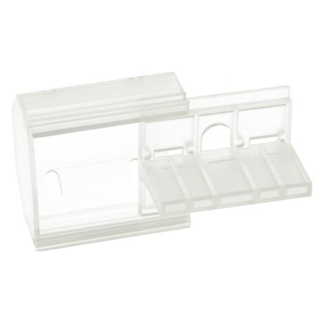 Kit Clip Gancio Plastica Per Fissaggio Angolo Interno Muro Parete Del Profilato Alluminio BA4420 (1/3)