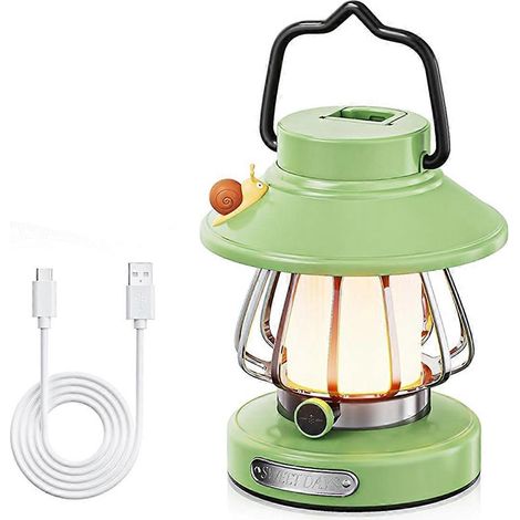 Wiederaufladbare LED-Fahrradlampe für Kinder, grün (1/5)