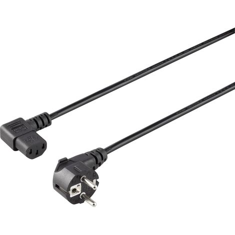 Sygonix SY-5042718 appareils IEC Câble de raccordement noir 1.50 m S592302