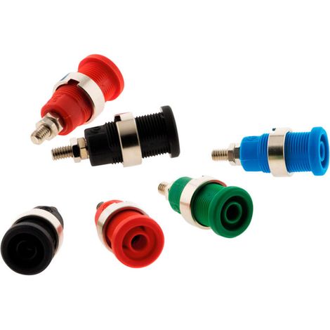 Lot de 6 douilles de sécurité Ø4mm - (1/2)