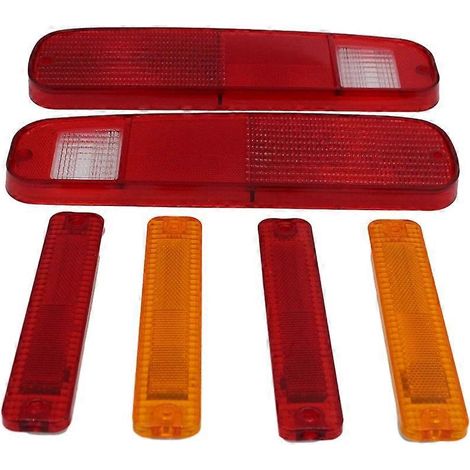 Seitenkotflügel-Set mit Rückleuchten für F-150, F250 und Econoline Trucks mit hoher Lichtdurchlässigkeit