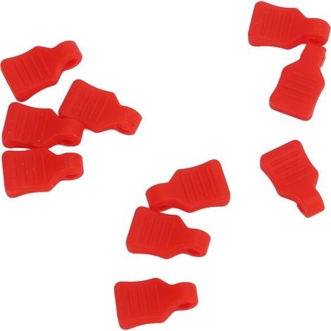 Pinces de carrosserie RC stables fiables petites compactes protectrices remplaçables pratiques accessoires de voiture télécommandée rouges (1/5)