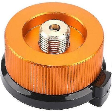 Adaptateur pour réchaud à gaz butane, adaptateur à vis pour tête de piston de cylindre pour équipement de camping et d'alpinisme (1/2)