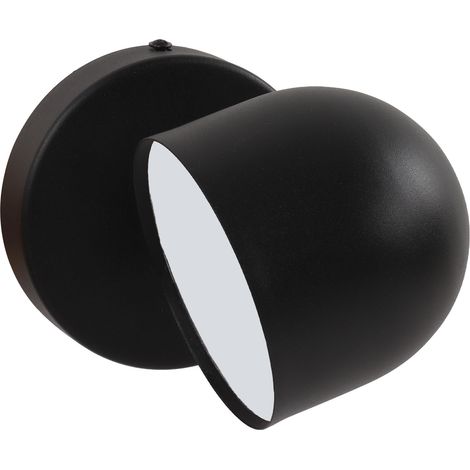 LED-Wandleuchte für den Innenbereich, berührungsempfindlich und dimmbar, 350° verstellbar, schwarz, ideal für das Wohnzimmer oder den Nachttisch (85-265 V). (1/5)