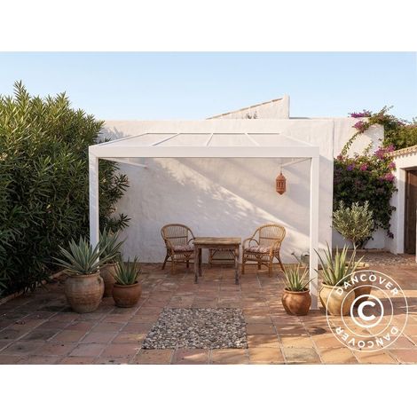 Patio Cover San Pablo Alu+, 3x4 m, White - Dancover