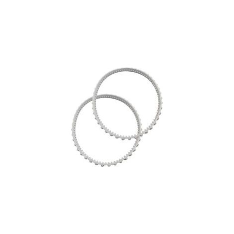 Lot de 2 Courroies d'Entraînement RCX23002 pour Nettoyeur de Piscine Aquavac Tiger Shark et SharkVac (1/4)