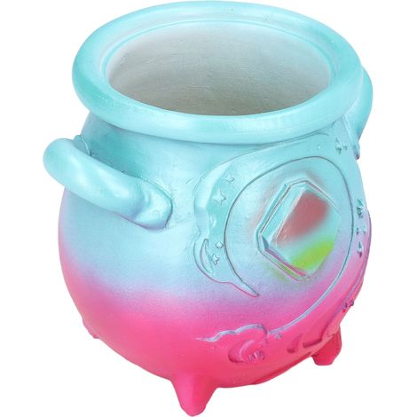 Chaudron magique brumeux artisanal en résine colorée, décoration de table, jouet cadeau enfant, brumeur mystique. (1/5)