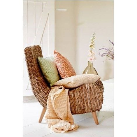 Coussin décoratif de jardin pour fauteuil, 40x40cm