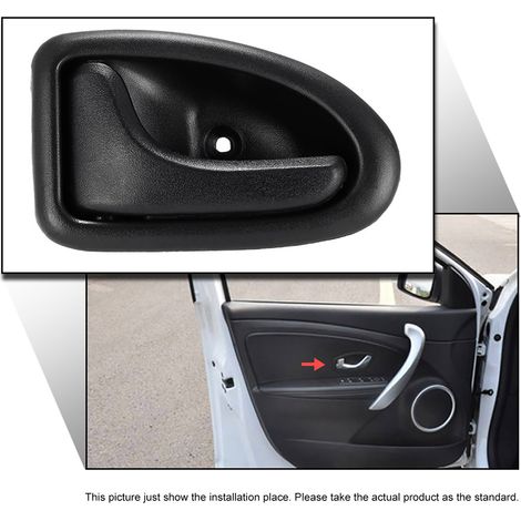 Poignée de porte intérieure gauche de voiture, poignée de traction interne pour Renault Clio Megane (1/5)