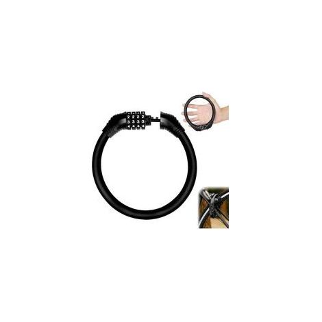 Antivol Vélo,Antivol Trotinette Electrique,Cadenas Velo Antivol Trottinette,Antivol Casque Moto,Antivol Remorque Attelée,Antivol Velo Code,Avec code intelligent à 4 chiffres,Anti Vol (1/4)