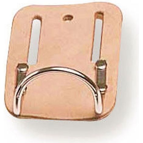 Mondelin – Porte-marteau en cuir rigide 100g – Longueur du manche optimisée – Boucle métallique pour usage intensif – Pour bois dur et teck