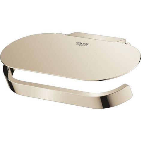 Grohe Selection WC-Papierhalter, Toilettenpapierhalter, mit Deckel, Nickel, Wandmontage (1/5)