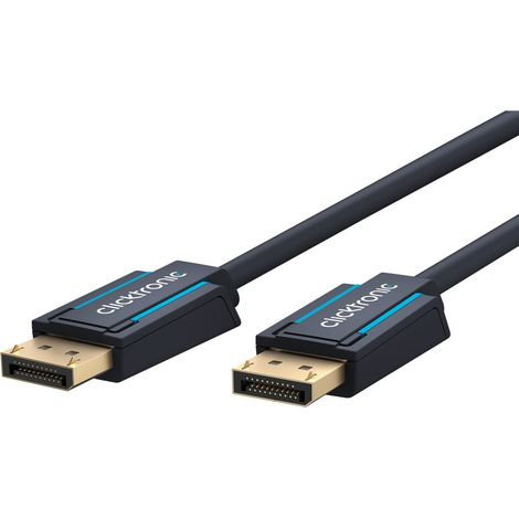 Cavo DisplayPort 1.4 M/M 3m Blu di Alta Qualit� - Clicktronic (1/5)