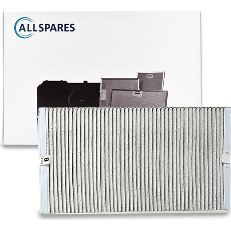Filtro de formaldehído AllSpares para purificadores de aire, compatible con Philips AC4147/10 (363 x 278 x 45 mm)