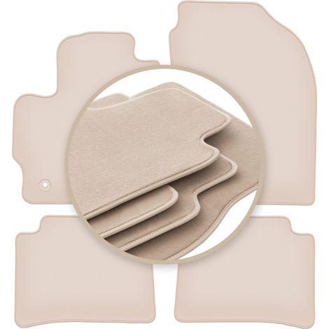Tapis beiges PREMIUM pour : Toyota Corolla XII / E17 à hayon, berline, break 2018- (1/5)